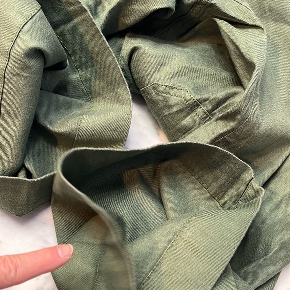 Anthropologie The Colette Cropped Wide Leg Pant: Linen Edition Size 28 NWT - Picture 12 of 15